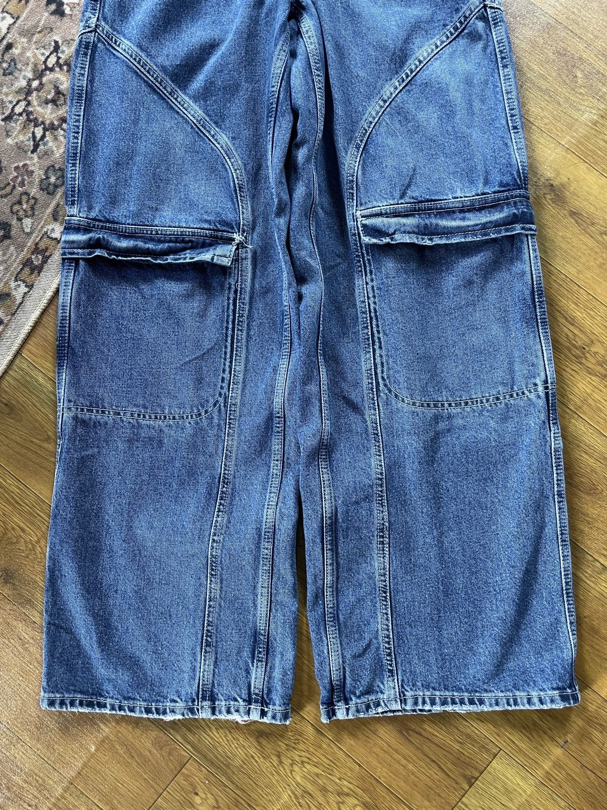 Bdg × Designer Crazy Y2K Baggy Wide Leg Pants Size US 30 / EU 46 - 7 Thumbnail