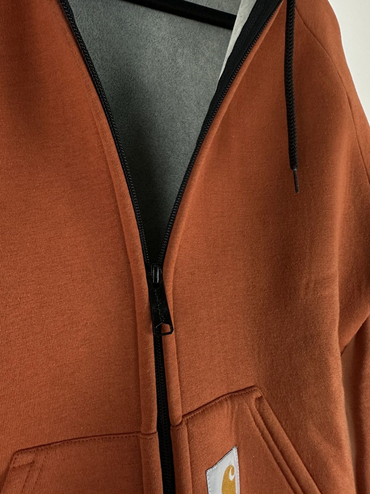 Carhartt Carhartt Zip-Up Hoodie Orange Full Zip Sweatshirt Size Small Size US S / EU 44-46 / 1 - 7 Thumbnail