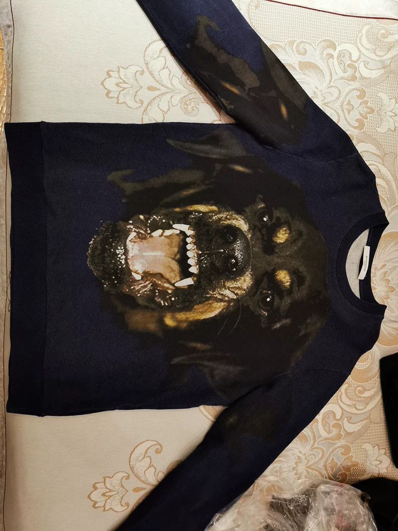 Givenchy Givenchy Dog head blue hoodie Size US M / EU 48-50 / 2 - 1 Thumbnail