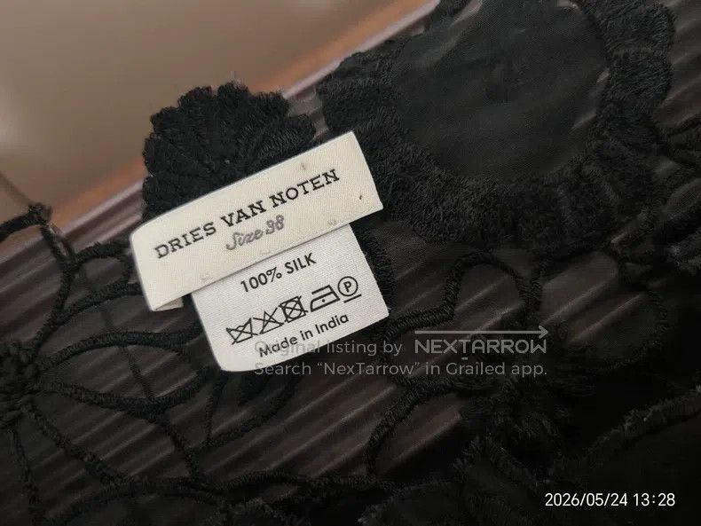 Dries Van Noten Dries Van Noten size:38 Heavy Embroidered Silk Floral Top Size M / US 6-8 / IT 42-44 - 9 Thumbnail