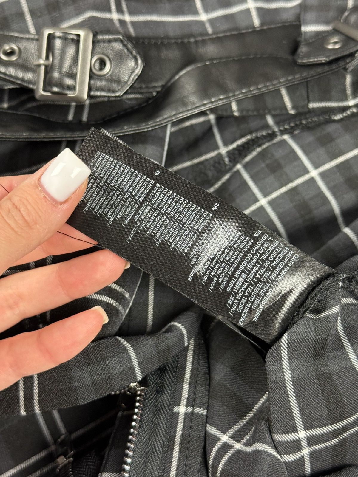Killstar Killstar Ladies Gothic Plaid Pants Overall Size 4XL Size 36" / US 14 / IT 50 - 20 Thumbnail