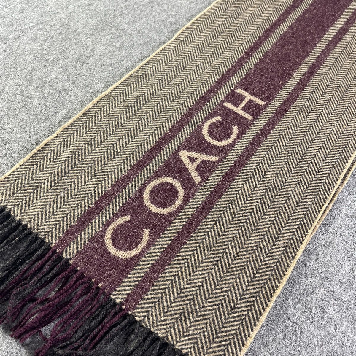 Coach × Vintage Coach Scarf / Muffler / Neckwear T832 Size ONE SIZE - 7 Thumbnail