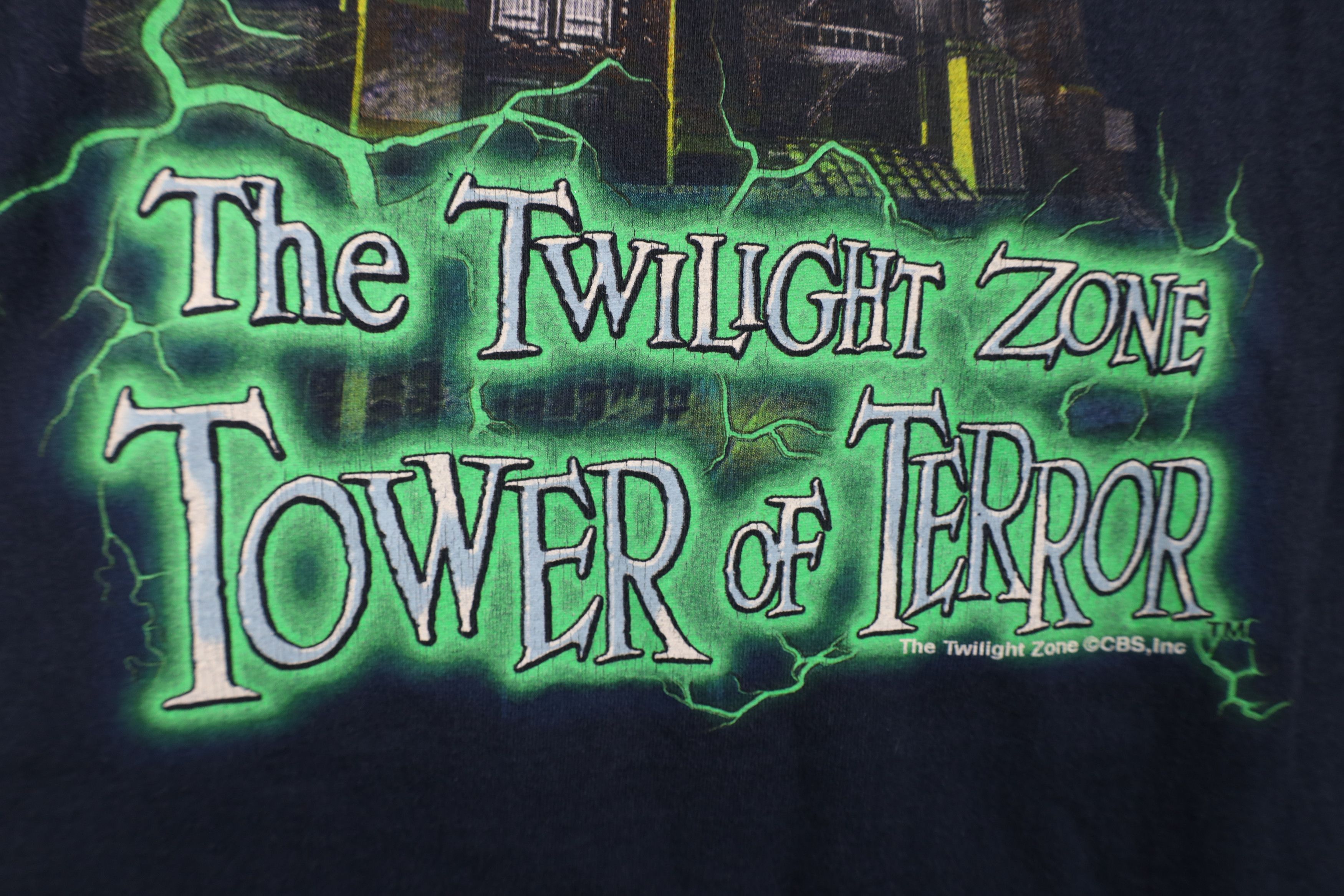 Disney × Vintage Vintage 90s Walt Disney World Zone Tower of Terror T-Shirt Size US M / EU 48-50 / 2 - 6 Thumbnail