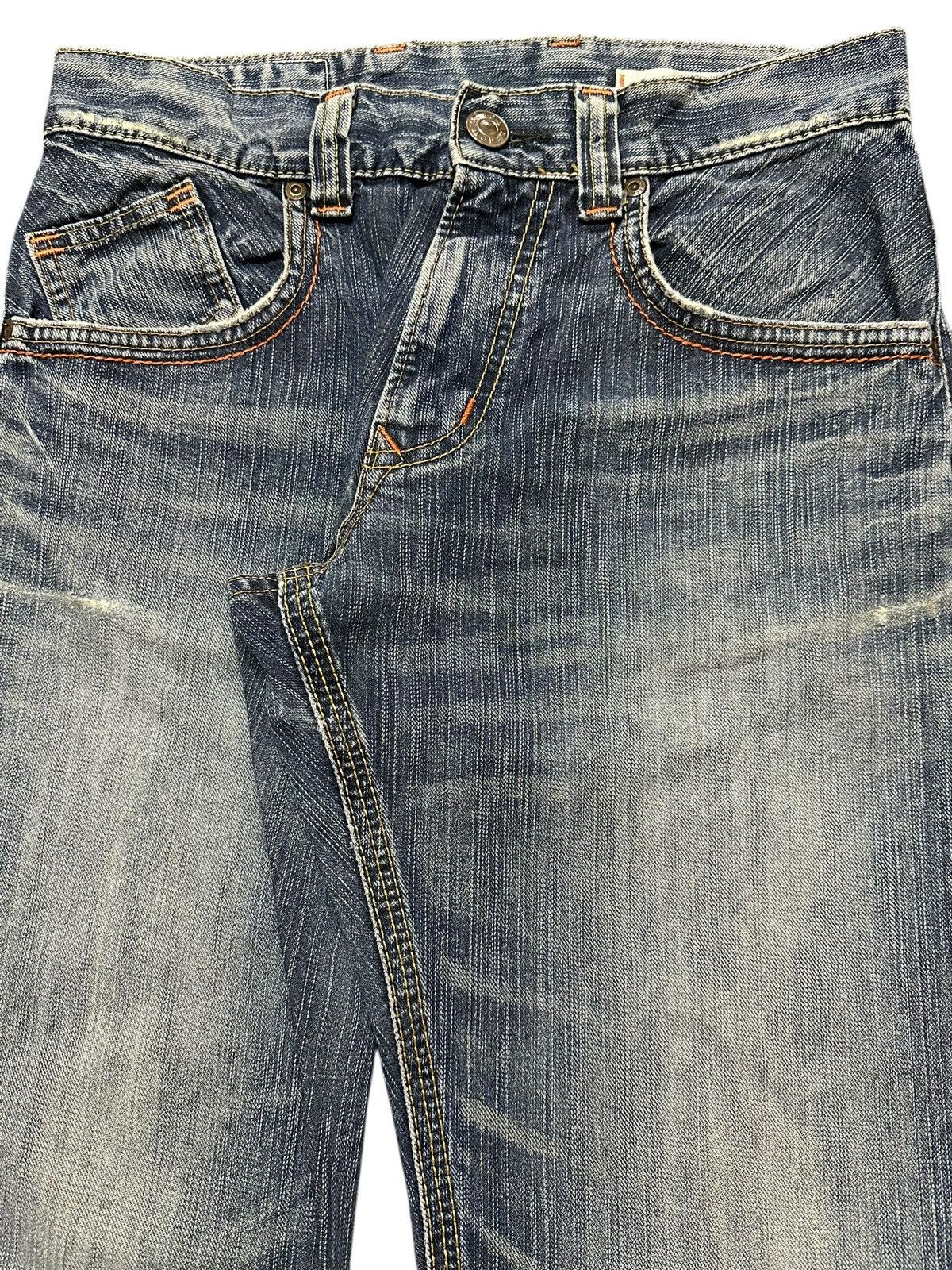Edwin Edwin XV Exclusive Vintage Blue Faded Wash Style Loose Fits Size US 30 / EU 46 - 4 Thumbnail