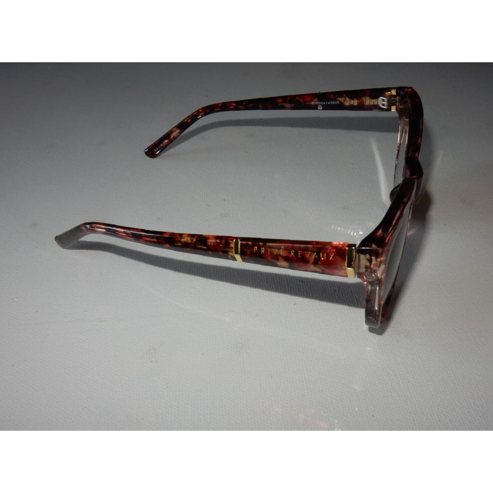 Vintage VINTAGE PRIVÉ REVAUX Women's Sunglasses Pink Tortoise Blue Light 55[]17 145 Staycation On The Prowl Size ONE SIZE - 3 Thumbnail