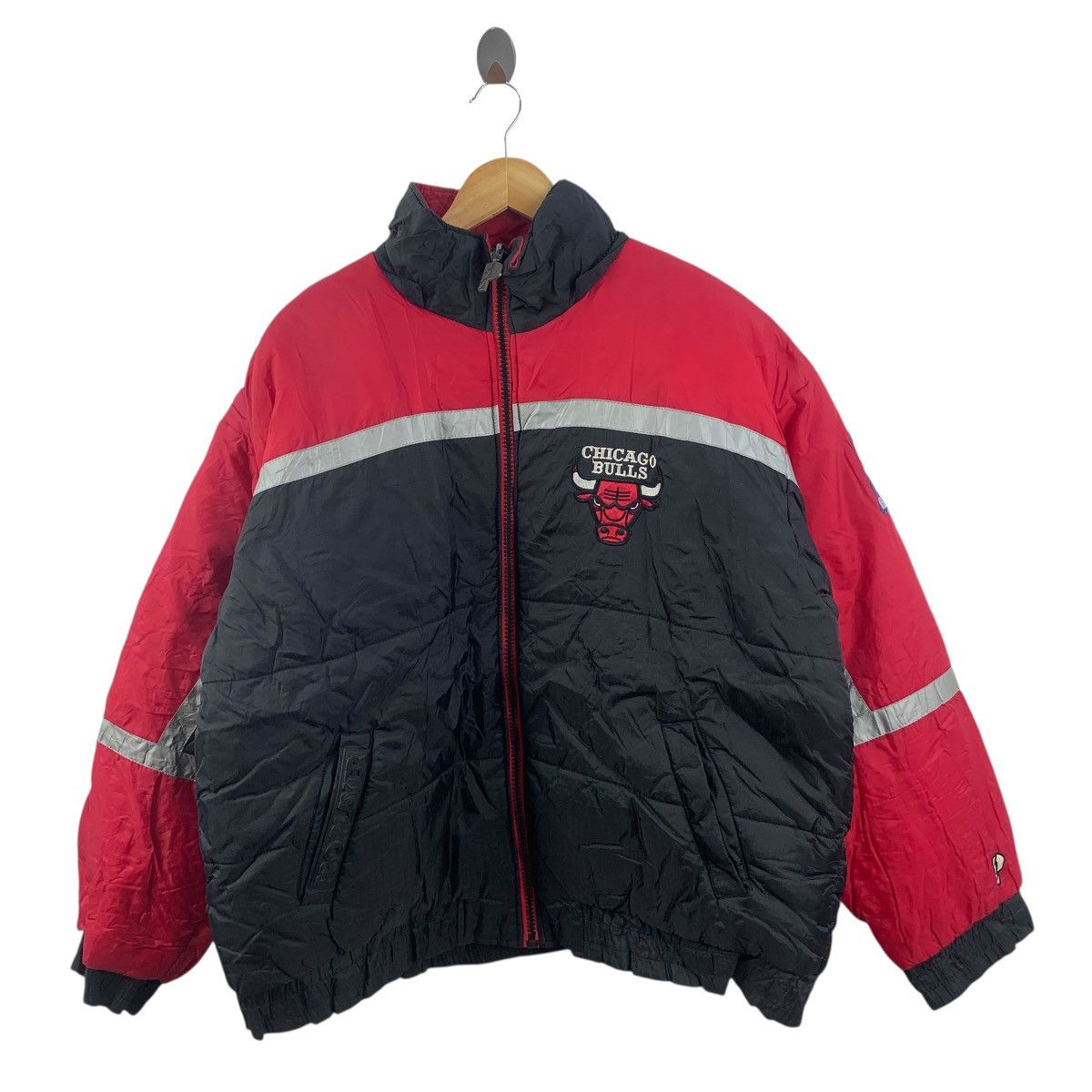NBA Vintage NBA CHICAGO BULLS Pro Player Bomber Jacket Puffer Size US XXL / EU 58 / 5 - 3 Thumbnail