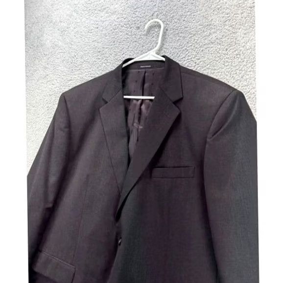 Joseph Joseph Feiss 100% Wool Blazer Adult 48R Black Sport Coat Tuxedo Mens - Chest 51" & 31 Size 48R - 4 Thumbnail