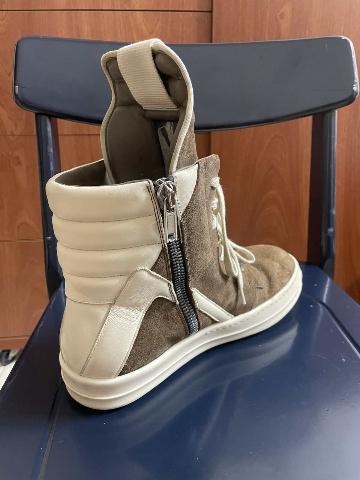 Rick Owens SS19 Rick Owens geobasket in brown suede Size US 8.5 / EU 41-42 - 13 Thumbnail