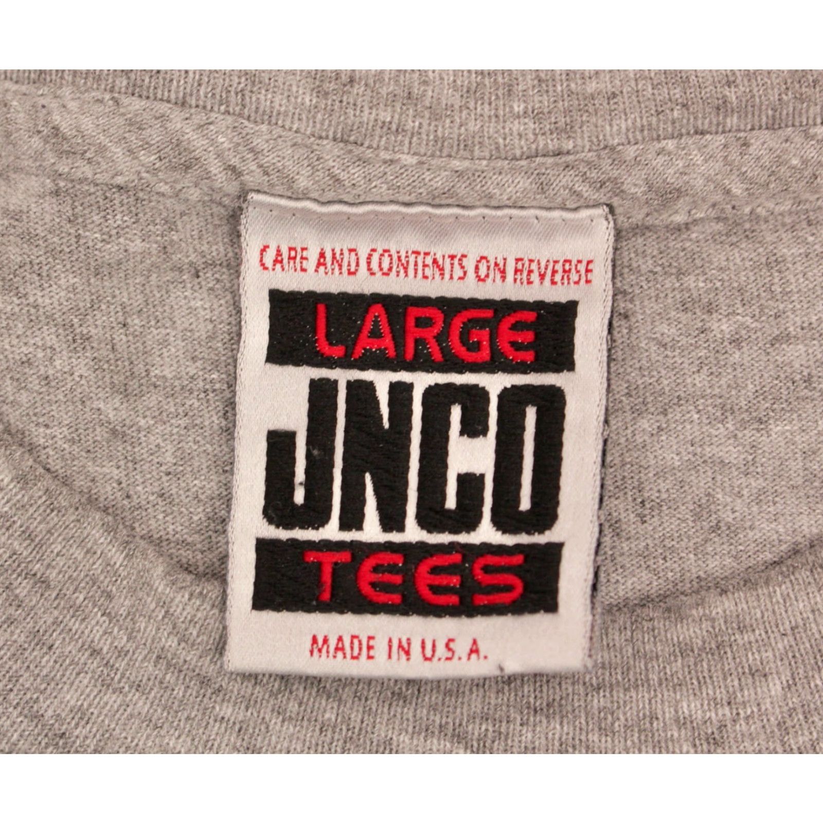 JNCO VINTAGE JNCO Men’s 1990s Long Sleeve T Shirt Grey Size XL 25" Pit to Pit 30" 50 Chest Cotton Size US XL / EU 56 / 4 - 3 Thumbnail