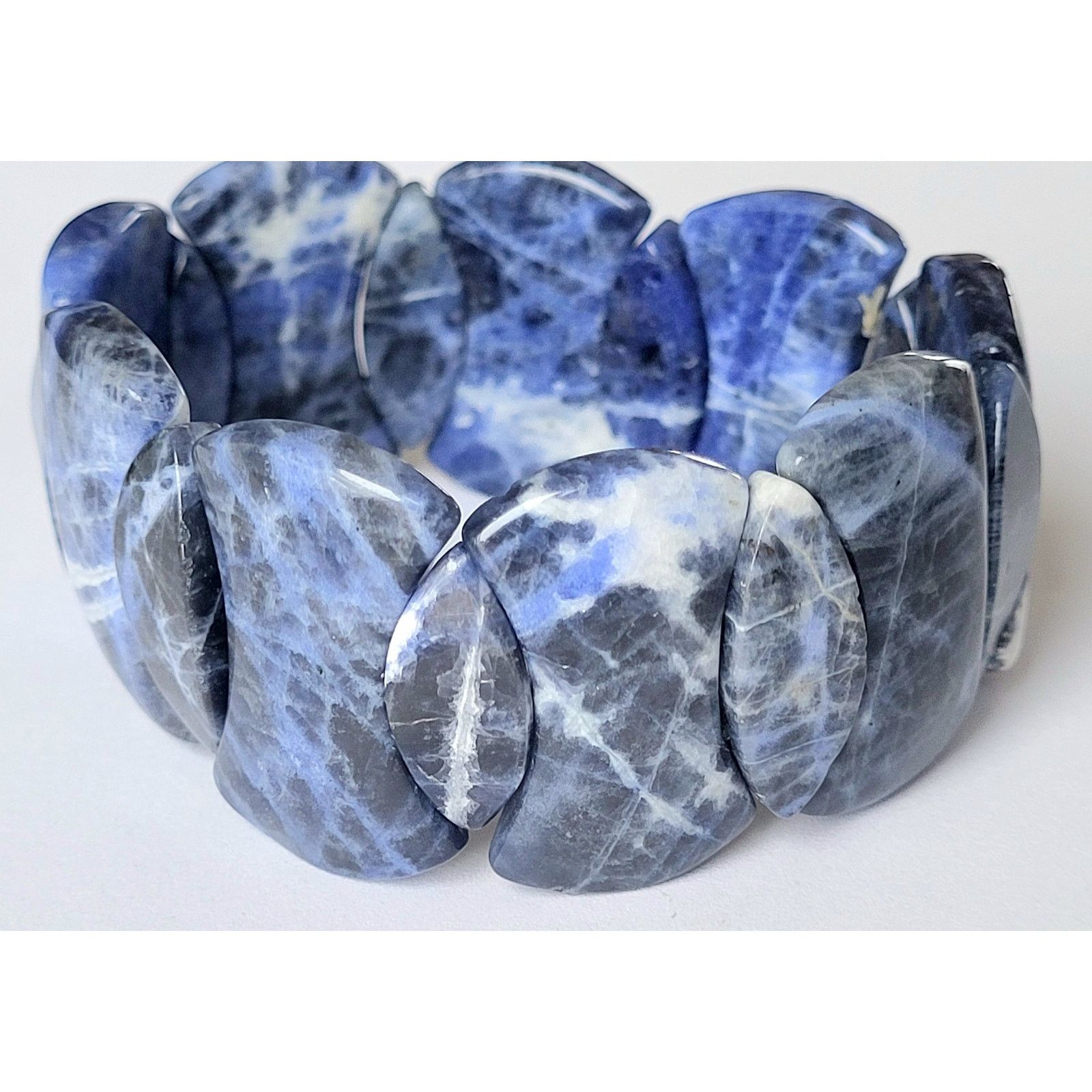 & Other Stories Jay King Desert Rose Trading Sodalite Stretch Bracelet Mine Size ONE SIZE - 2 Thumbnail