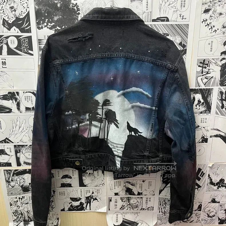 Amiri Amiri 19AW Starry Wolf Denim Jacket XS. Size US XS / EU 42 / 0 - 2 Thumbnail