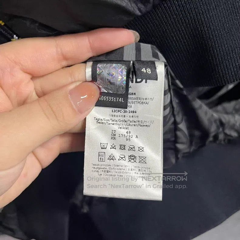 Fendi Fendi Black High-tech Fabric Slim Jacket with Removable Sl Size US M / EU 48-50 / 2 - 4 Thumbnail