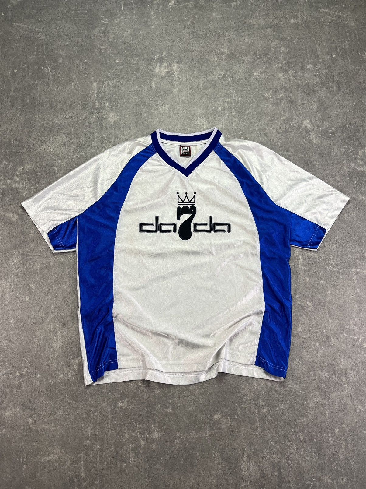 Damani Dada Vintage Damani Dada Y2K Big Logo Jersey Tee Rare 90s 00s Size US L / EU 52-54 / 3 - 1 Thumbnail