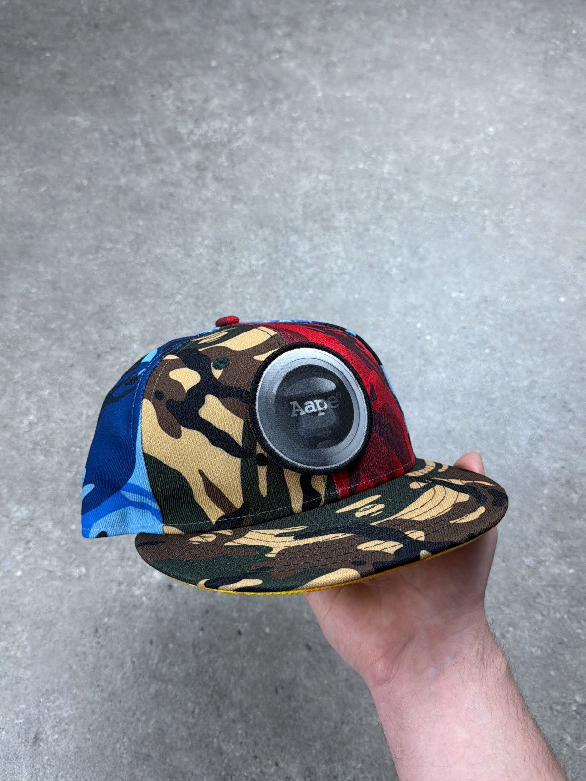 Aape Bape x New Era Full Cap rare multicolor hype swag drip Size ONE SIZE - 5 Thumbnail