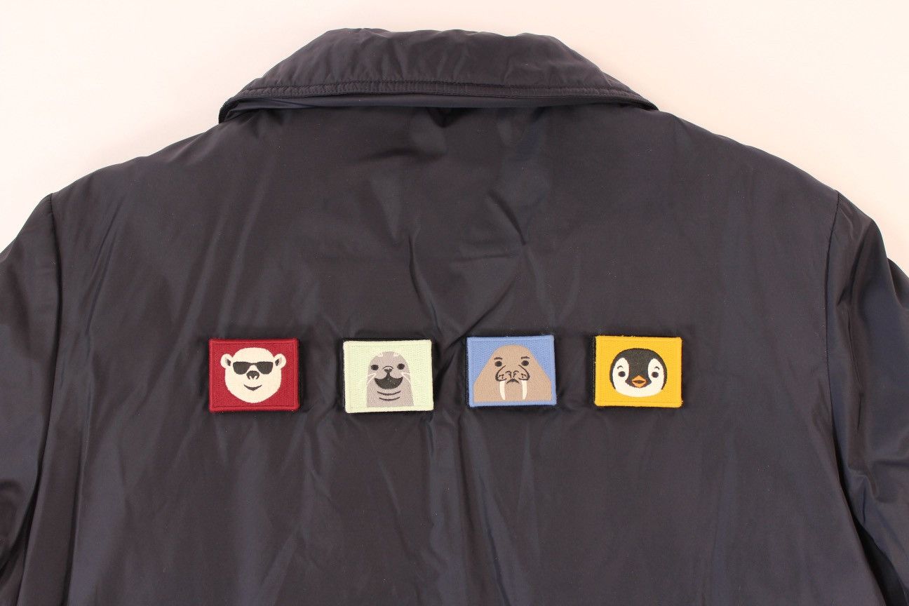 Acne Studios Acne Studios Face Patch Padded Bomber Jacket 'Navy' Size US S / EU 44-46 / 1 - 9 Thumbnail