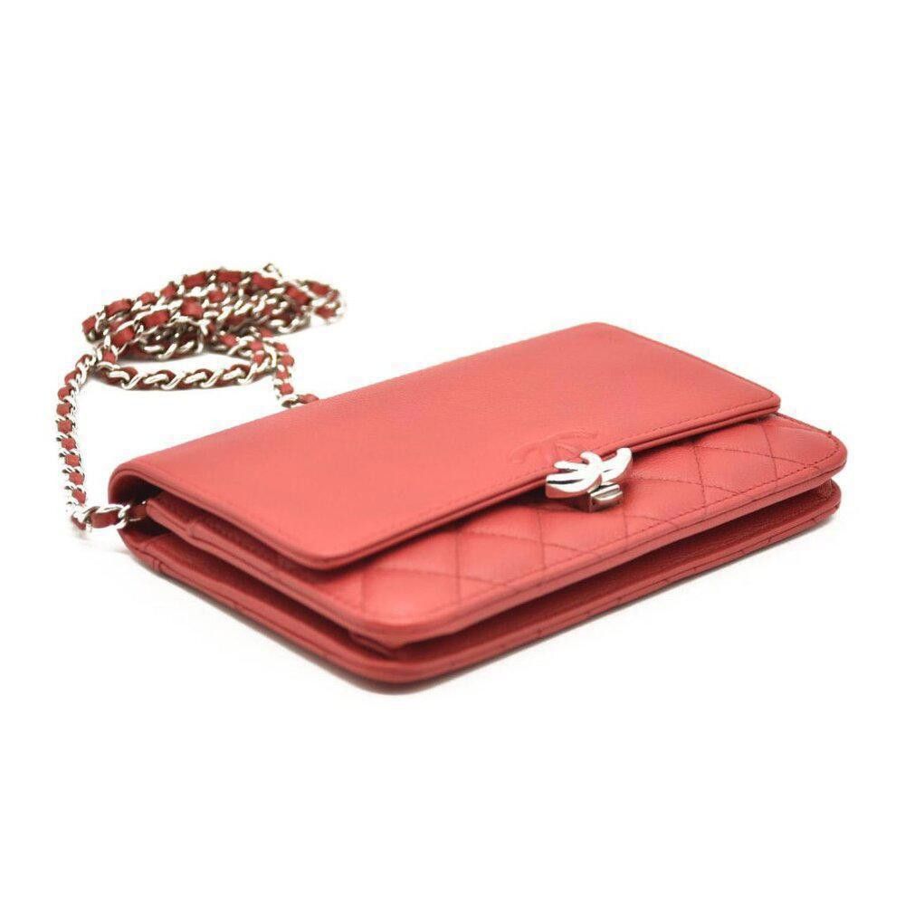 Chanel CHANEL Grained Calfskin Quilted CC Box Wallet On Chain Size ONE SIZE - 4 Thumbnail