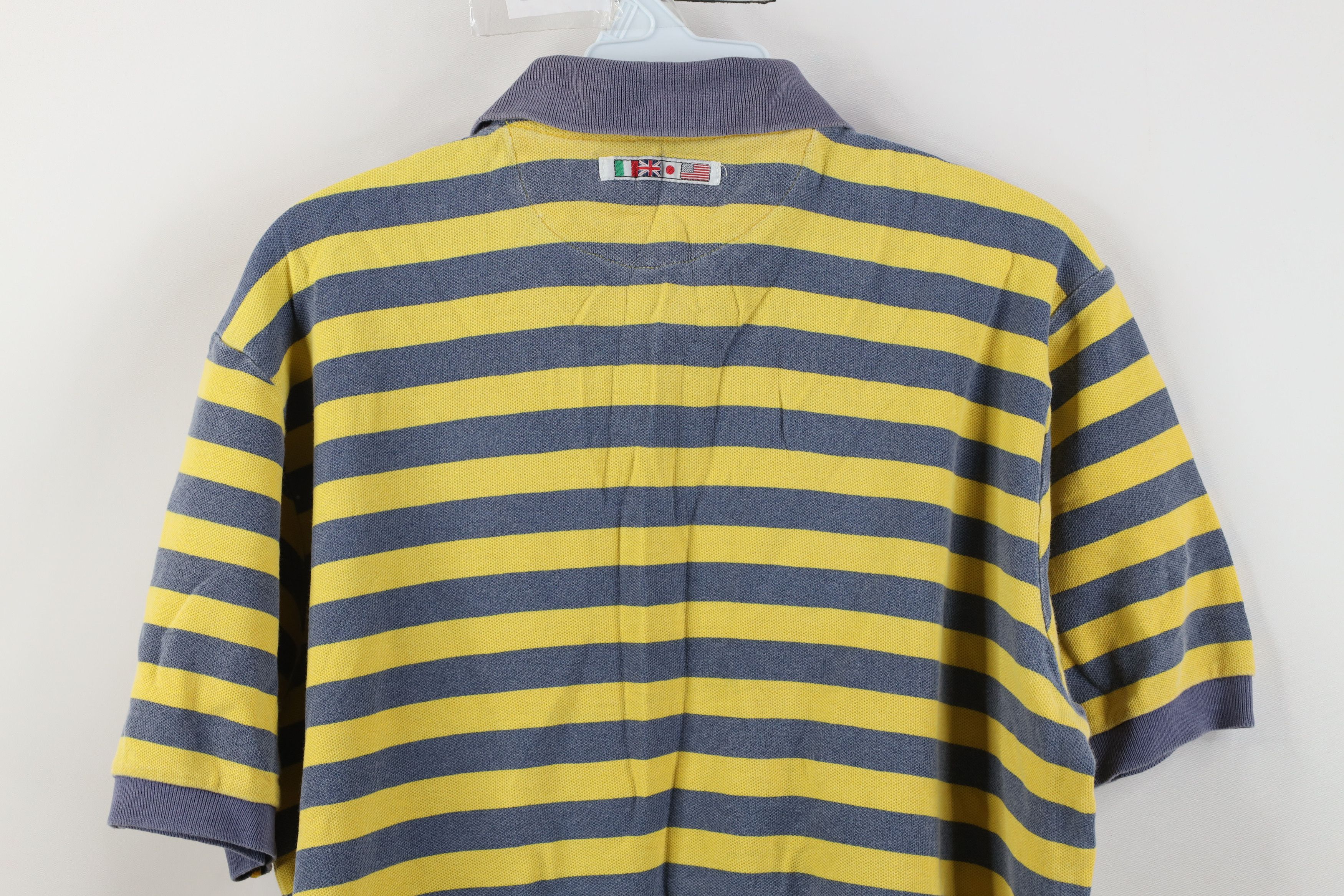 Vintage Vintage 90s Streetwear Weathered Stonewash Striped Golf Polo Size US M / EU 48-50 / 2 - 15 Thumbnail