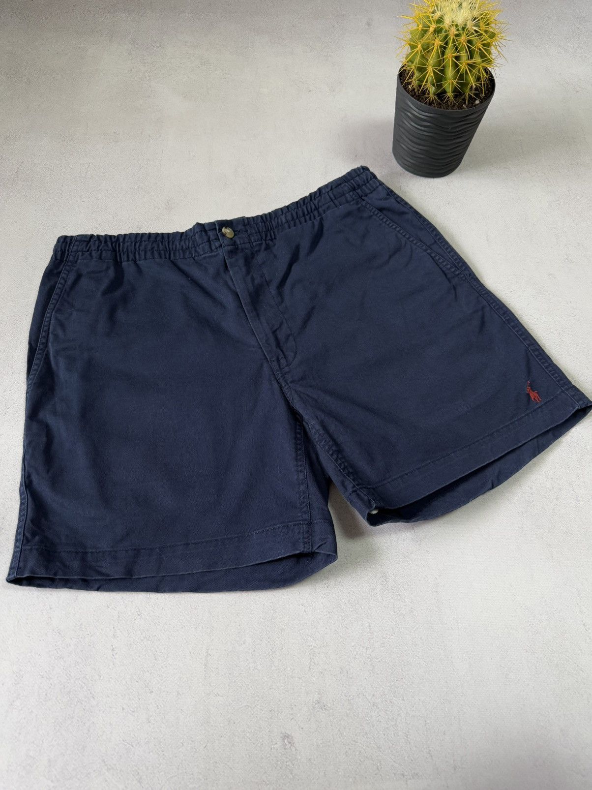 Polo Ralph Lauren × Vintage Polo Ralph Lauren Shorts Blue Mens M Size Luxury Y2K Size US 32 / EU 48 - 2 Thumbnail