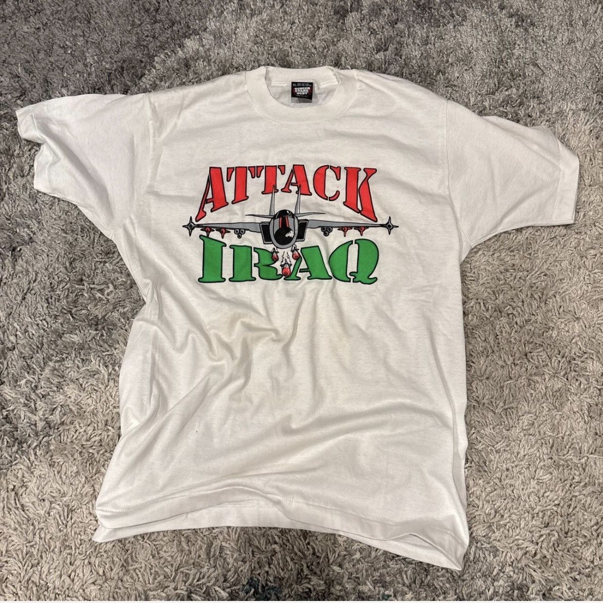 Other Vintage Attack Iraq Shirt Size US XL / EU 56 / 4 - 1 Thumbnail