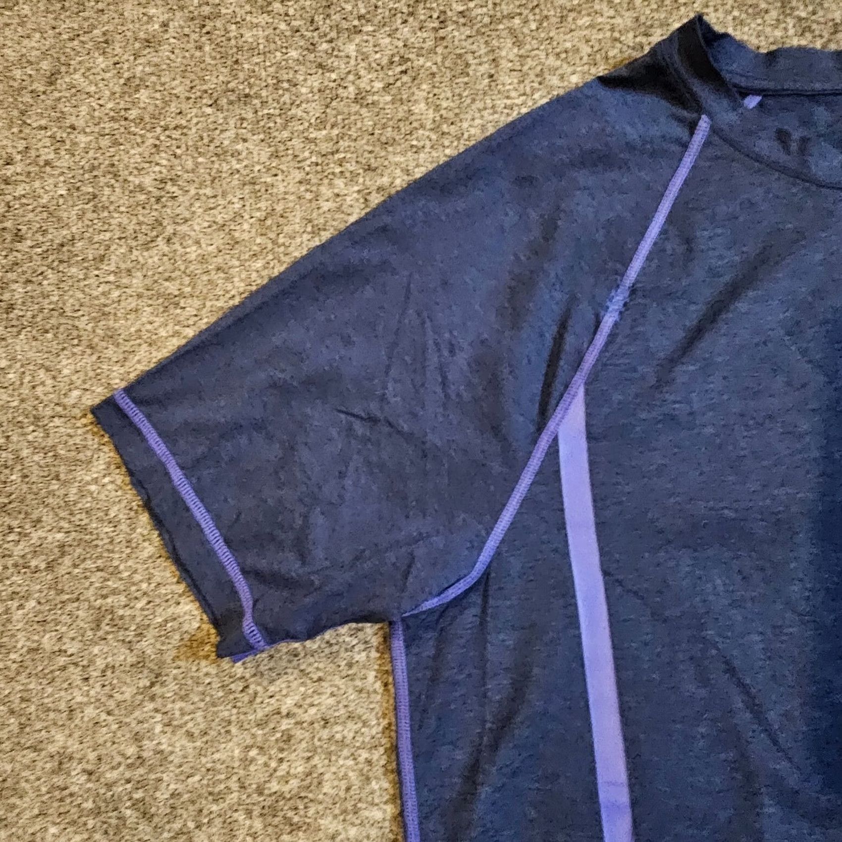 Rhone Rhone Shirt Mens Medium Blue Peloton Performance Short Sleeve Stretch Workout Shirt Size US M / EU 48-50 / 2 - 3 Thumbnail