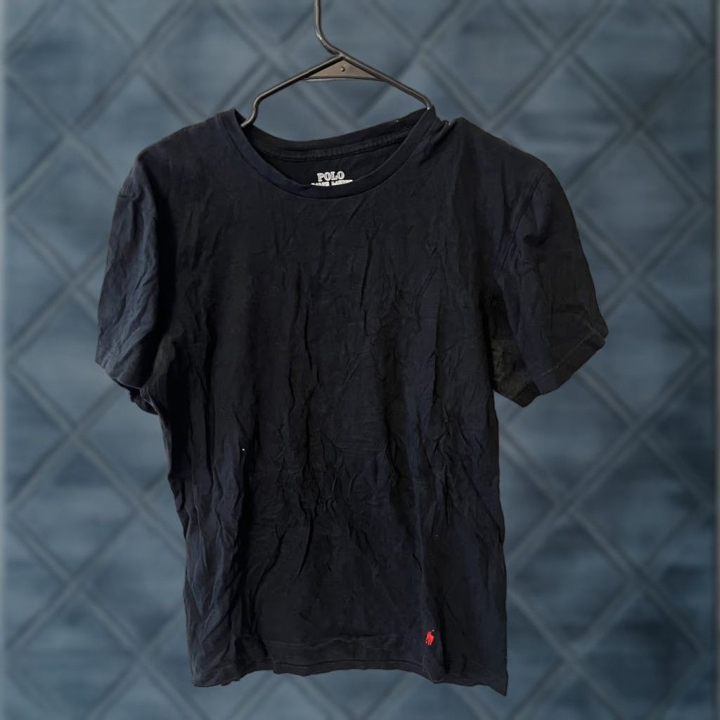 Polo Ralph Lauren Polo Ralph Lauren Men's Sleep Shirt Cotton Long Sleeve Black Adult M Classic Logo Sleepwear EUC Size US M / EU 48-50 / 2 - 1 Thumbnail