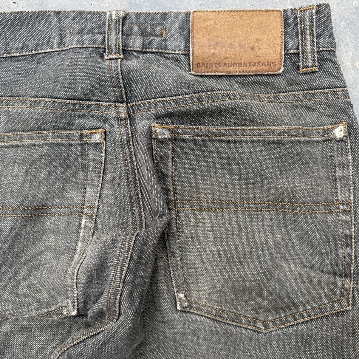 Saint Laurent Paris Saint Laurent Distressed Jeans Size US 29 - 3 Thumbnail