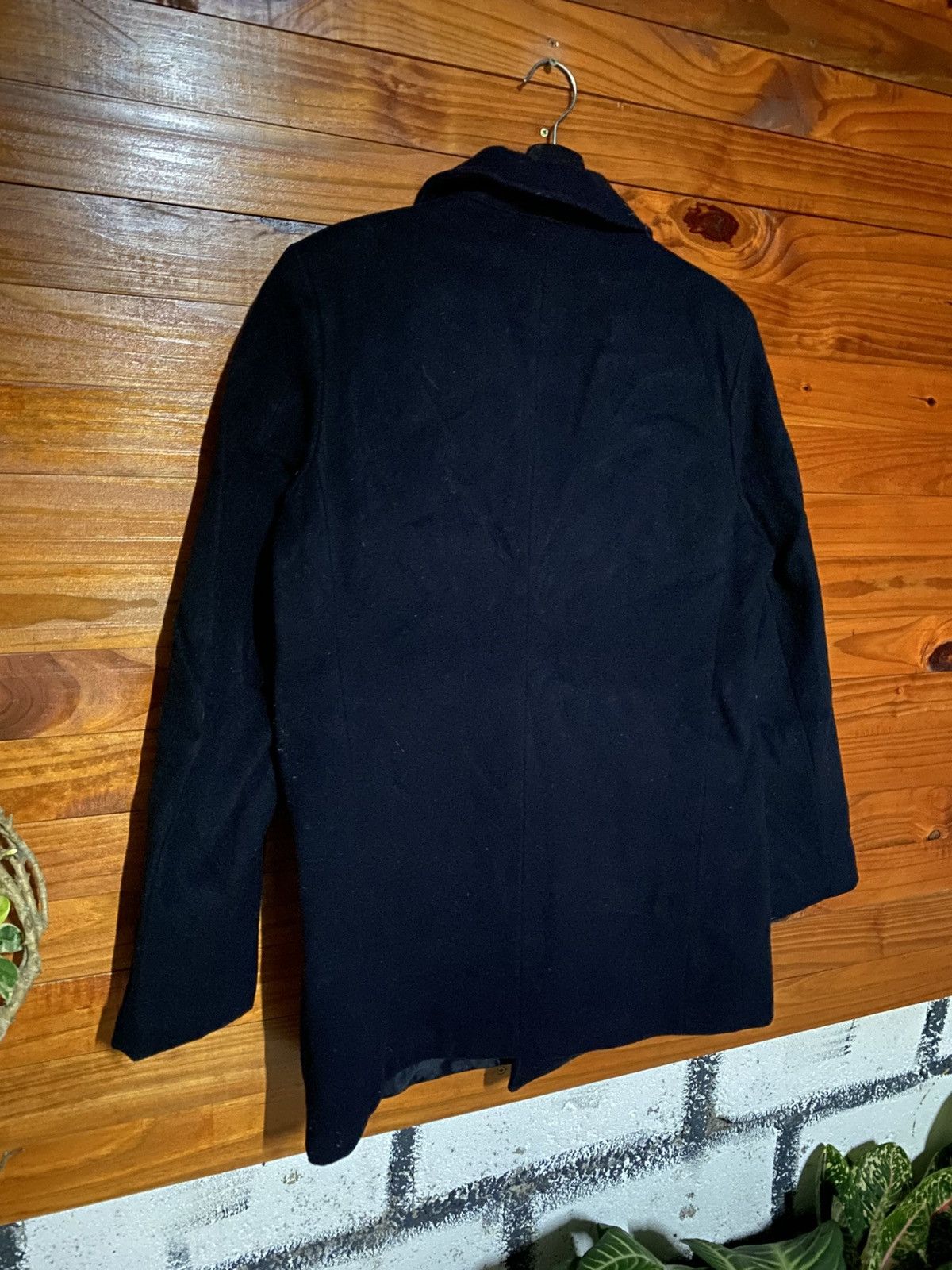 Vintage Vintage French Navy Pea Coat – Authentic Marine Wool Jacket Size US M / EU 48-50 / 2 - 15 Thumbnail