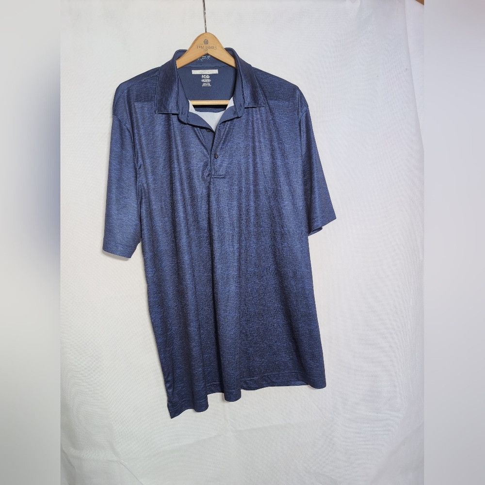 Greg Norman Great White Men's Blue Polo Shirt XXL By Greg Norman Size US XXL / EU 58 / 5 - 6 Thumbnail