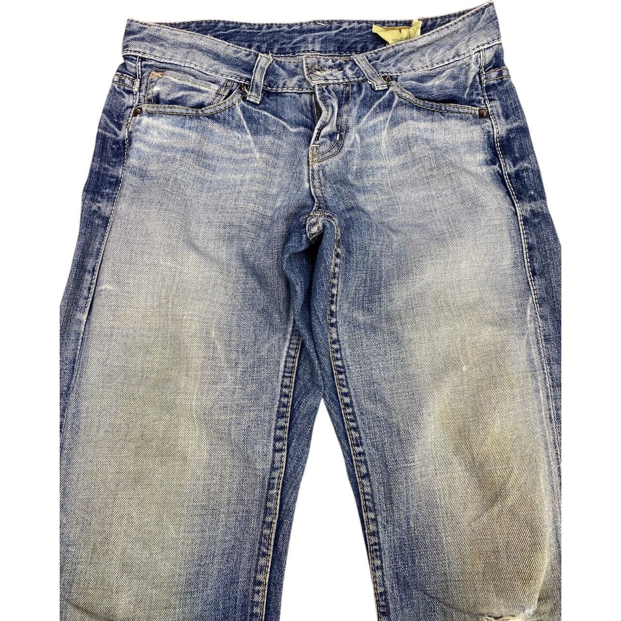 Japanese Brand Japanese Brand Faded Blue Wash Style Loose Jeans Size US 30 / EU 46 - 2 Thumbnail