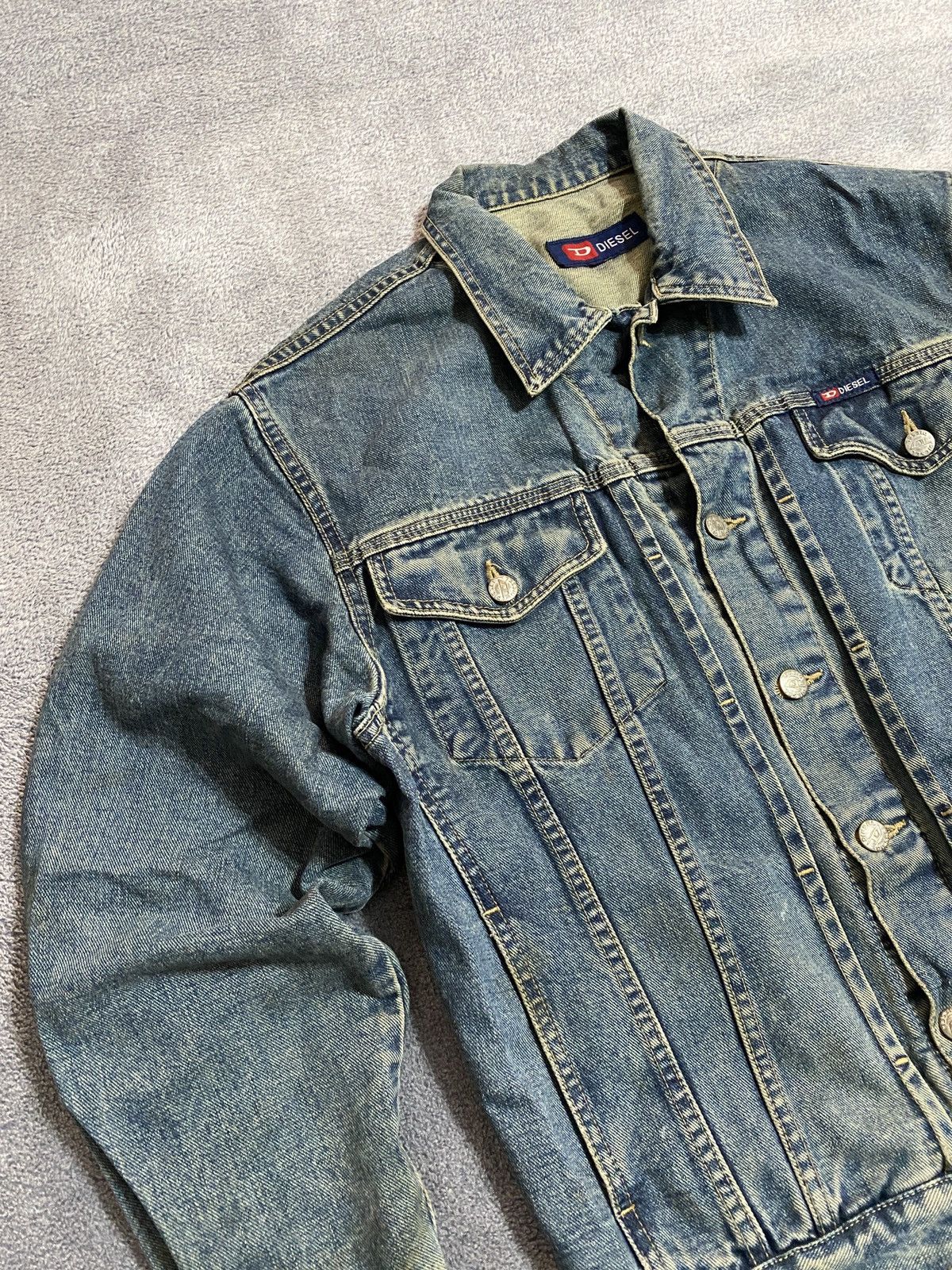 Diesel Vintage Diesel industry denim jacket japanese style Y2k Size US M / EU 48-50 / 2 - 6 Thumbnail