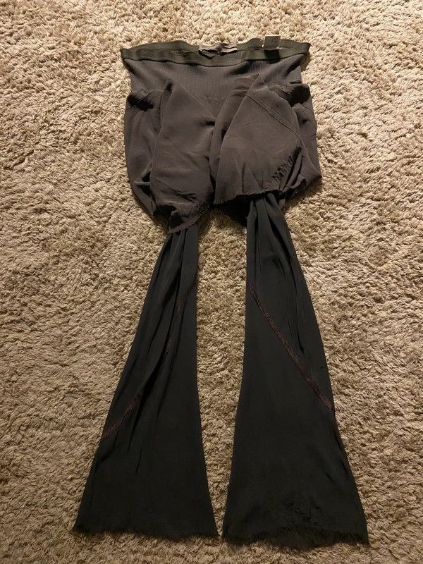 Rick Owens FW06 rick owens silk pants collection ,,dustulator’’ Size US 32 / EU 48 - 2 Thumbnail