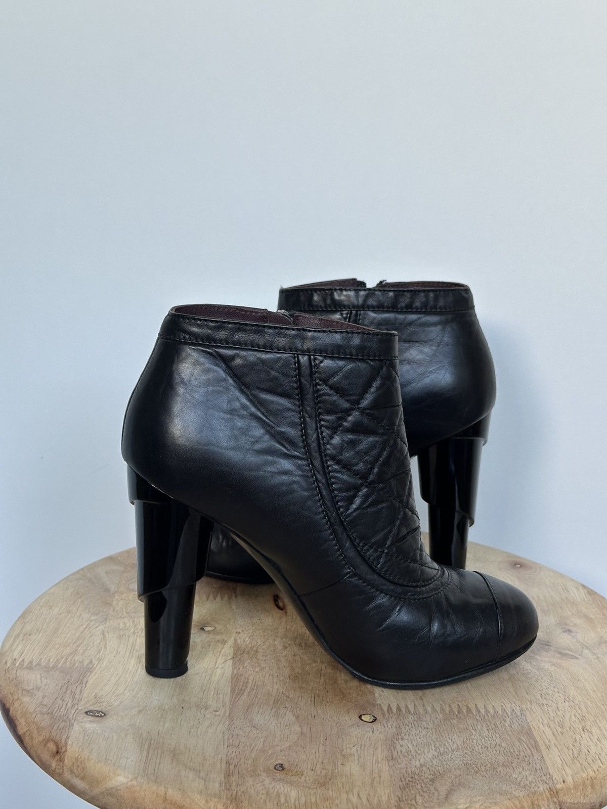 Chanel Chanel Mademoiselle quilted ankle boots with box Size US 6 / IT 36 - 6 Thumbnail
