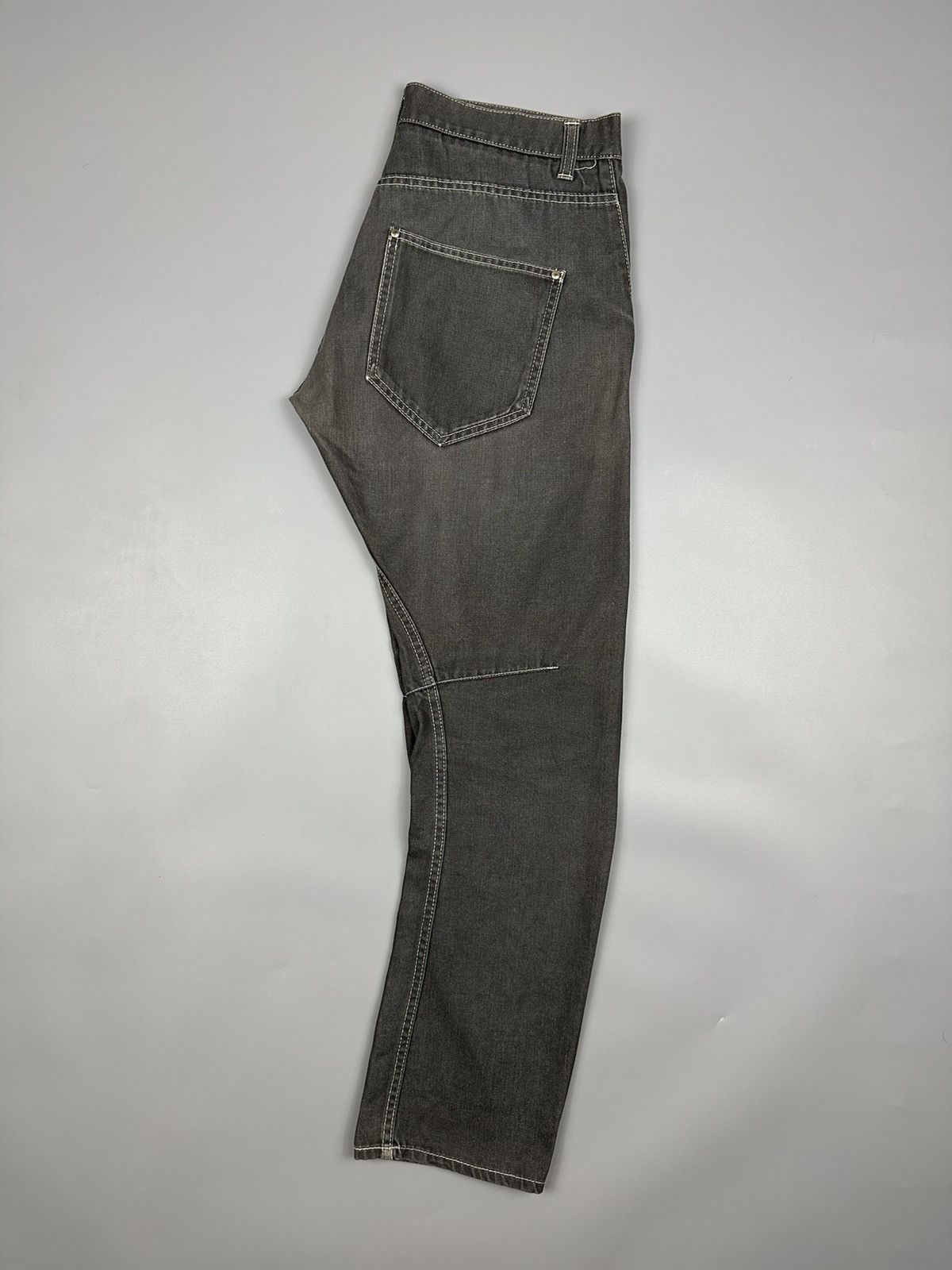 If Six Was Nine × Le Grande Bleu (L.G.B.) Japanese Unbrand Curve Leg Zipper Jeans Size US 33 - 5 Thumbnail