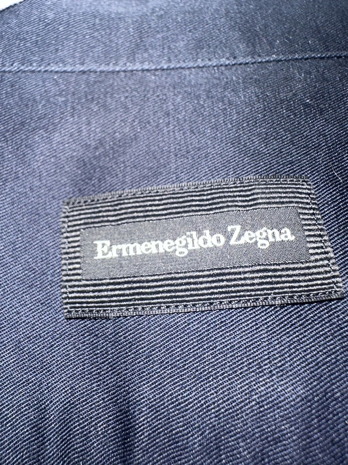 Ermenegildo Zegna Ermenegildo Zegna zip up shirt/jacket Size US S / EU 44-46 / 1 - 2 Thumbnail