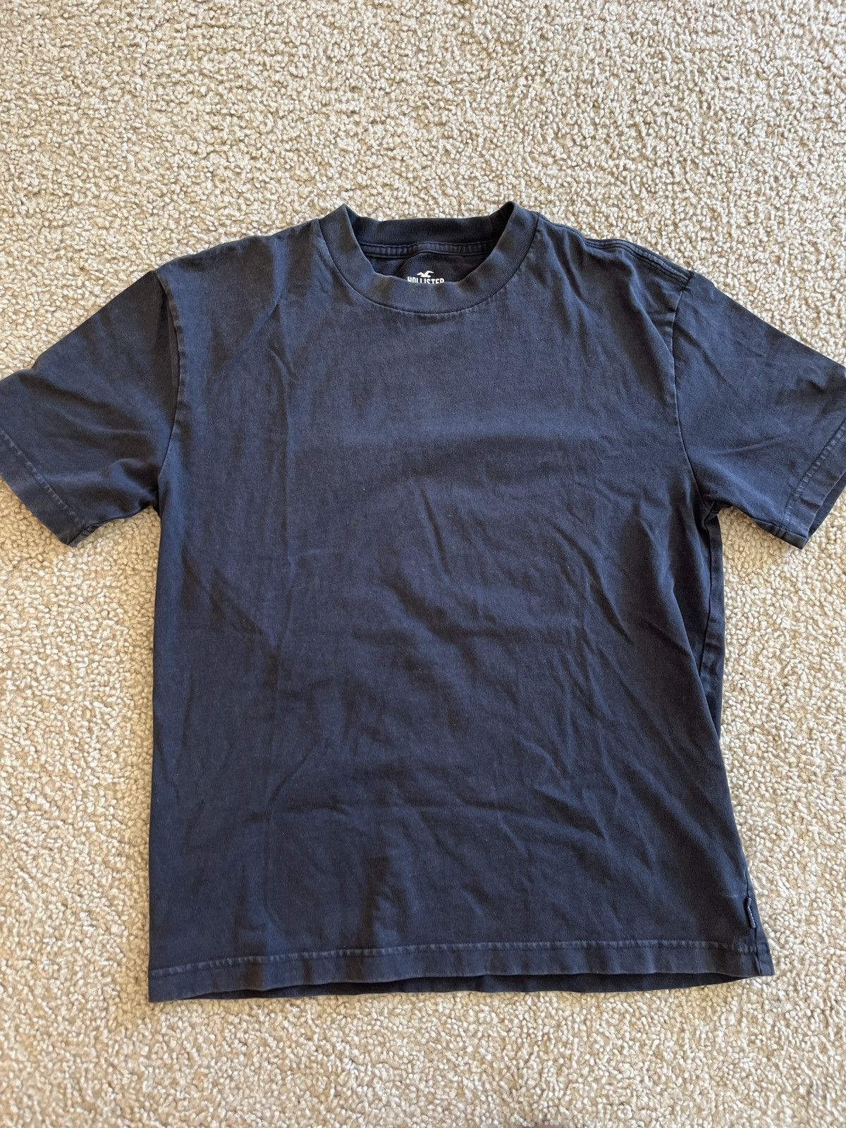 Hollister Baggy Heavyweight Washed Black Tee Size US XS / EU 42 / 0 - 1 Thumbnail