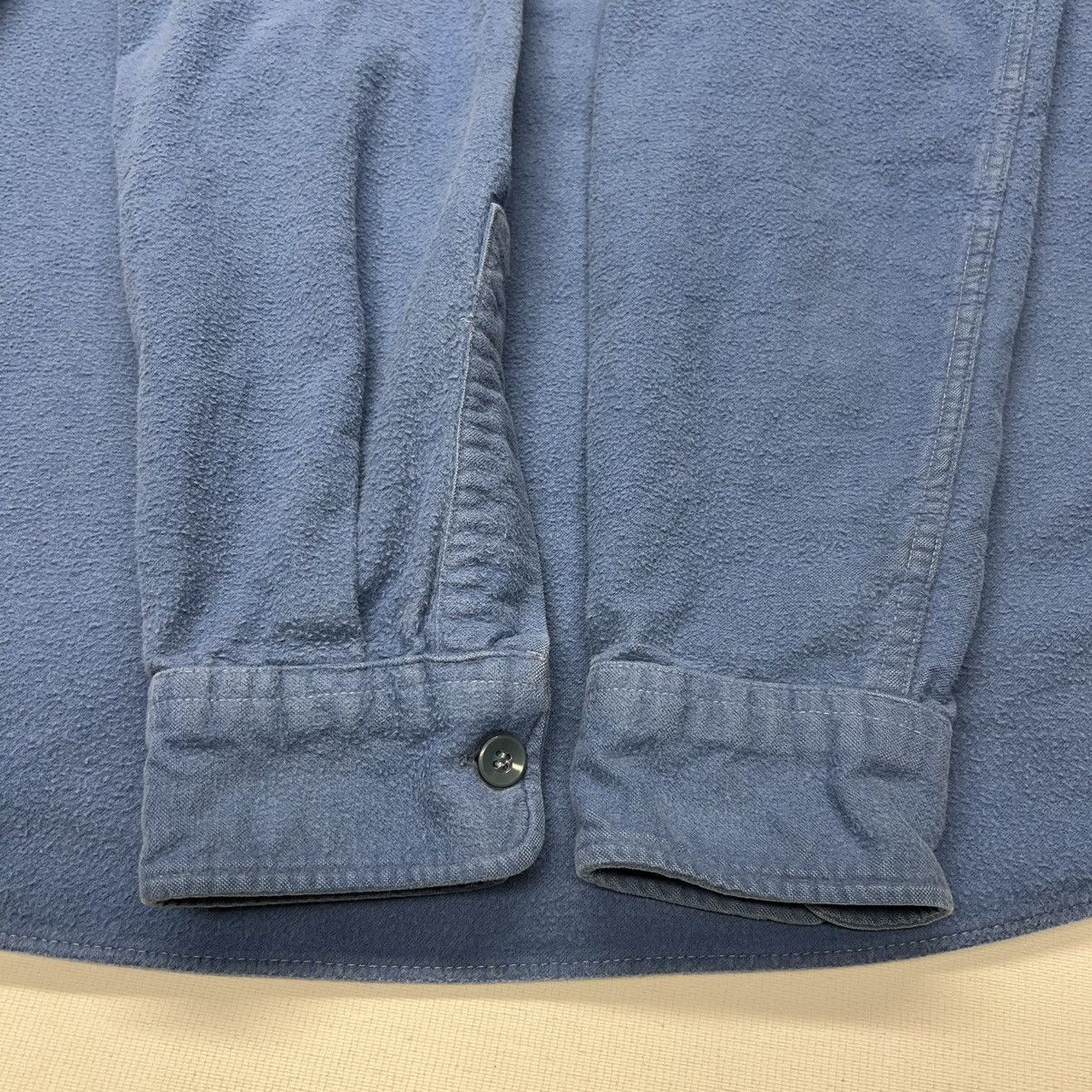 L.L. Bean × Vintage VTG LL Bean Flannel Shirt Blue Chamois Cloth Button Up Retro Size US M / EU 48-50 / 2 - 18 Thumbnail