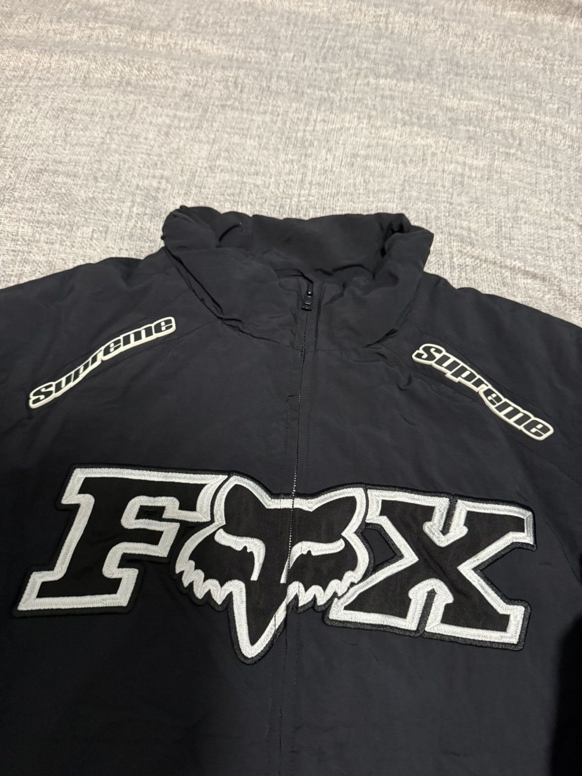 Fox Racing × Supreme Supreme fox racing puffy jacket black Size US M / EU 48-50 / 2 - 2 Thumbnail