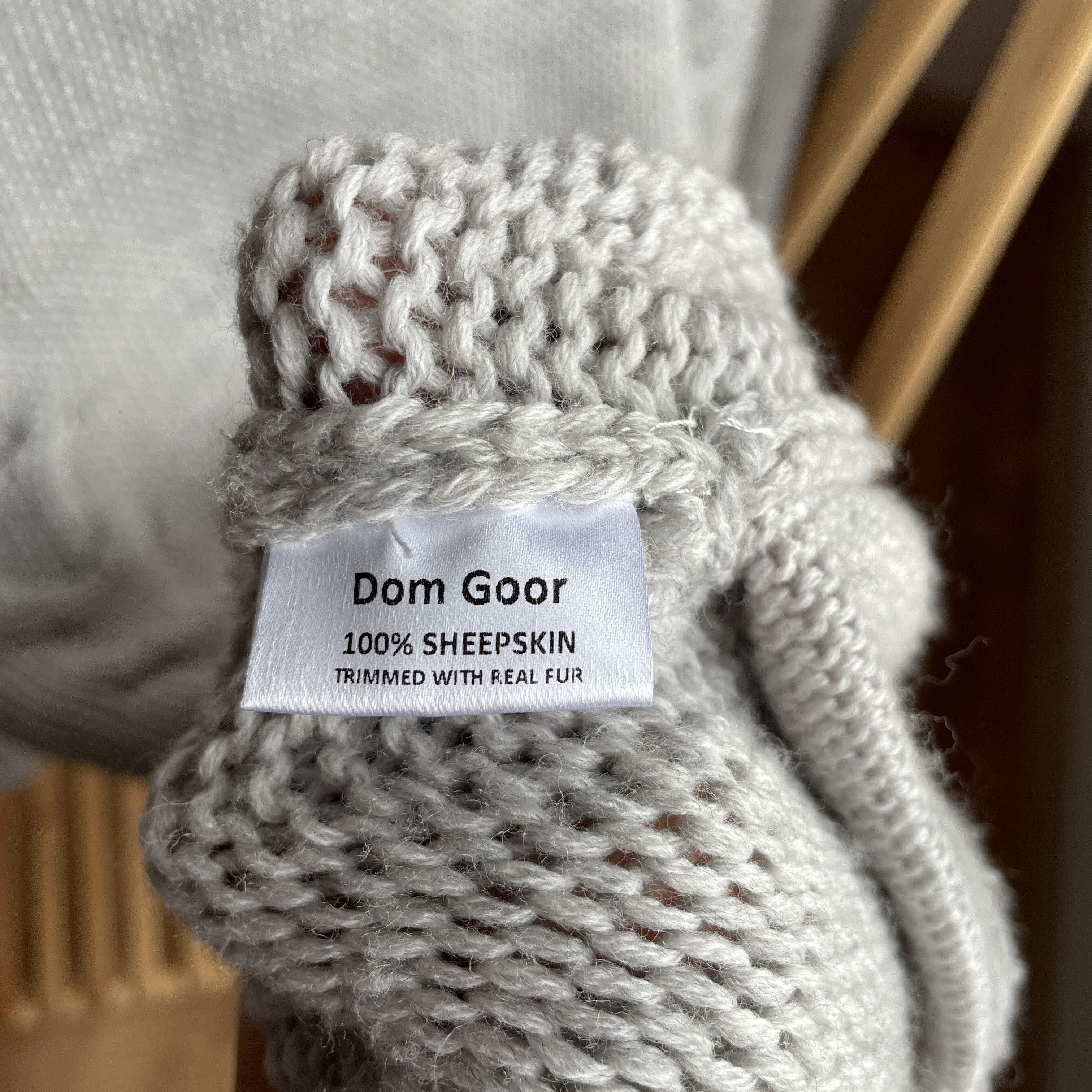 Designer Dom Goor Womens Chunky Cable Knit Cashmere/Wool Cardigan Size L / US 10 / IT 46 - 11 Thumbnail