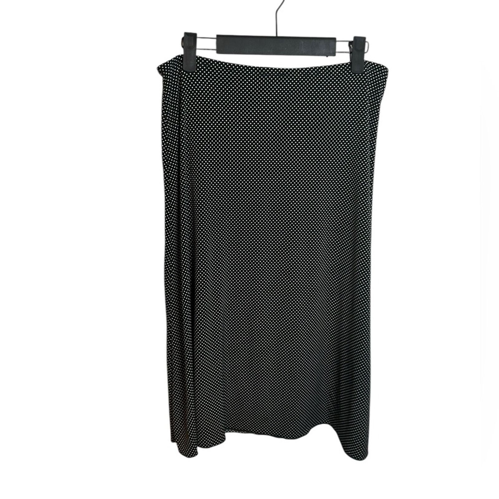 Other Saint Tropez West Y2K Black and White Polka Dot Flowy Skirt Size 27" / US 4 / IT 40 - 2 Thumbnail