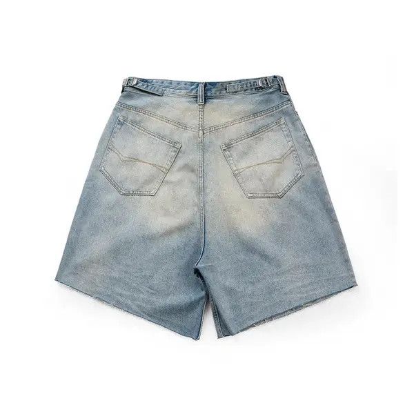 VIBE Street washed hip hop skateboard denim shorts Size US 34 / EU 50 - 5 Thumbnail