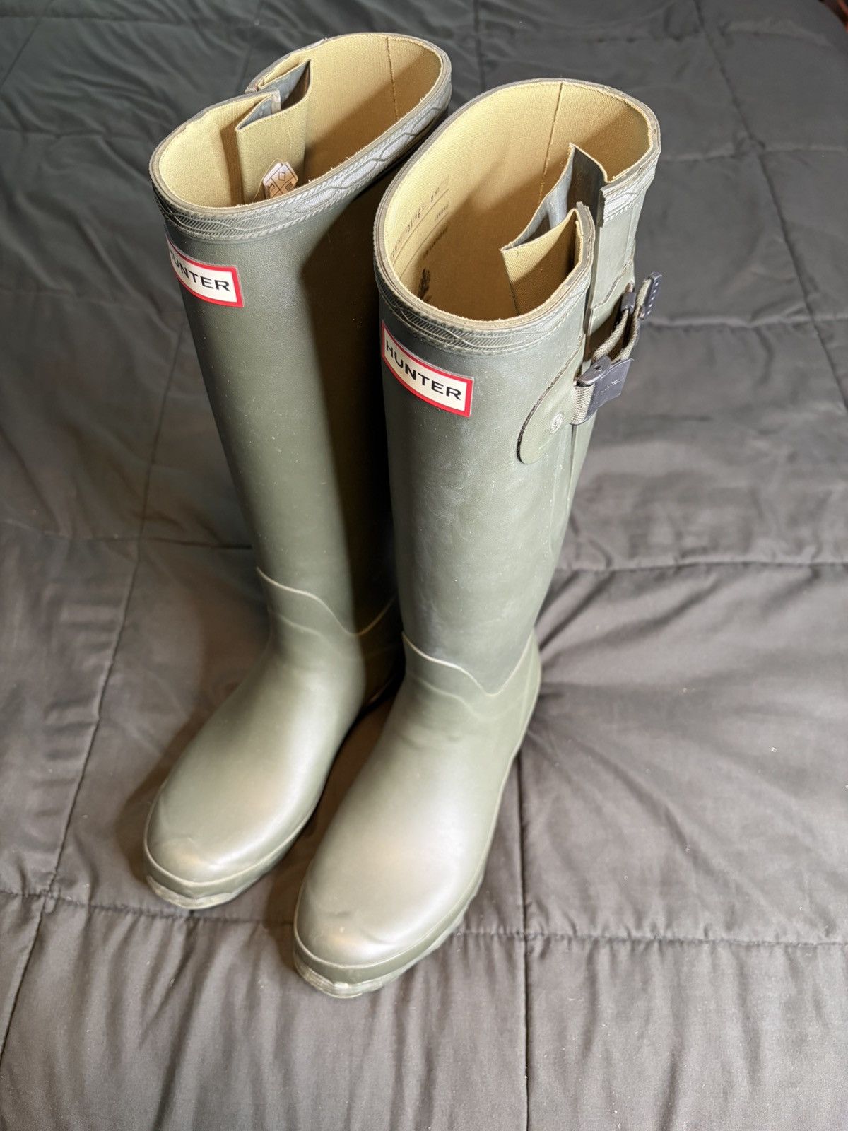 Hunter Hunter Original Tall Waterproof Rain Boot “Green” Size US 10 / IT 40 - 2 Thumbnail