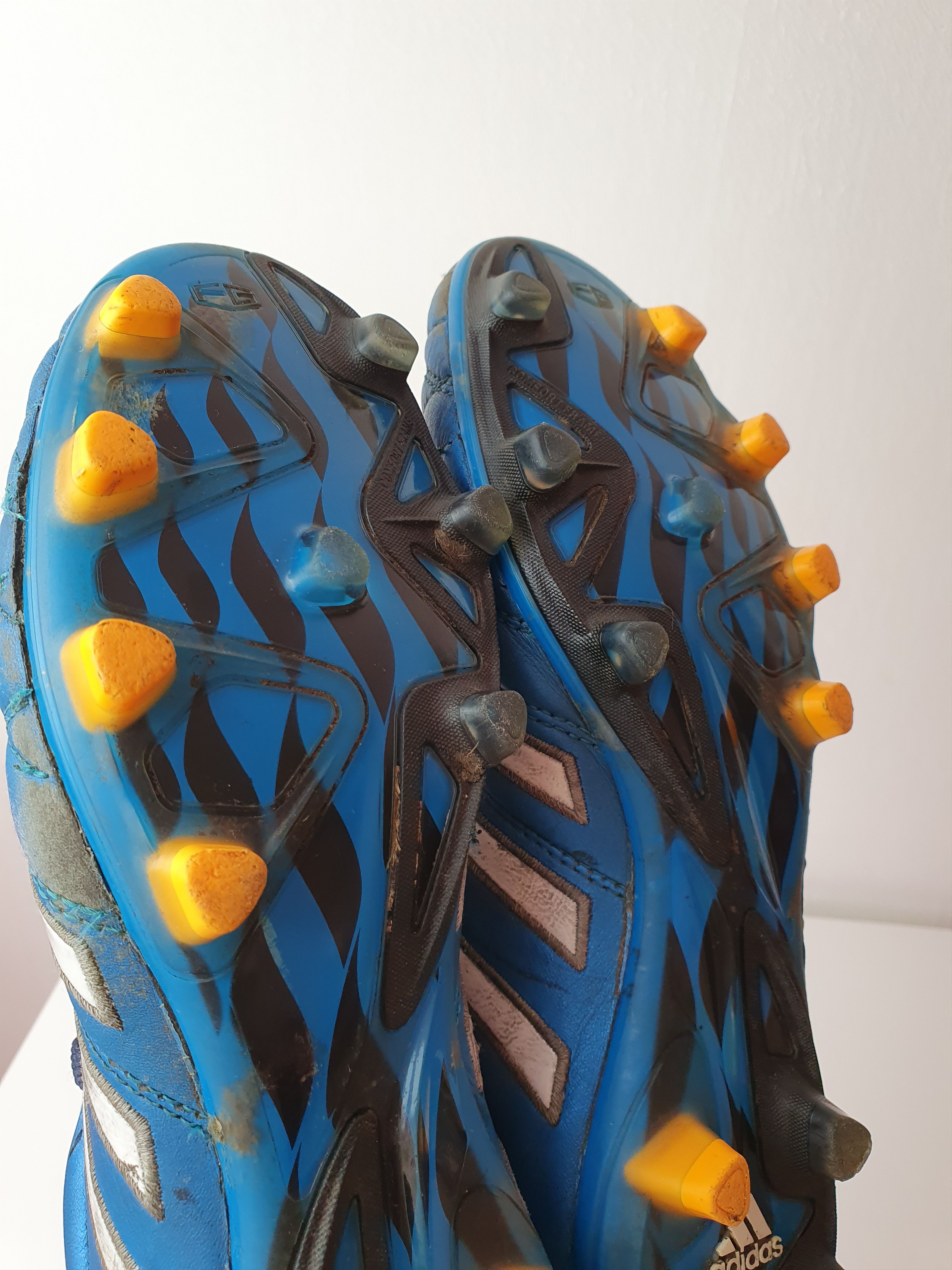Adidas Vinatge Football Caps Adidas Adipure 11 Pro Blue Soccer Size US 8.5 / EU 41-42 - 20 Thumbnail