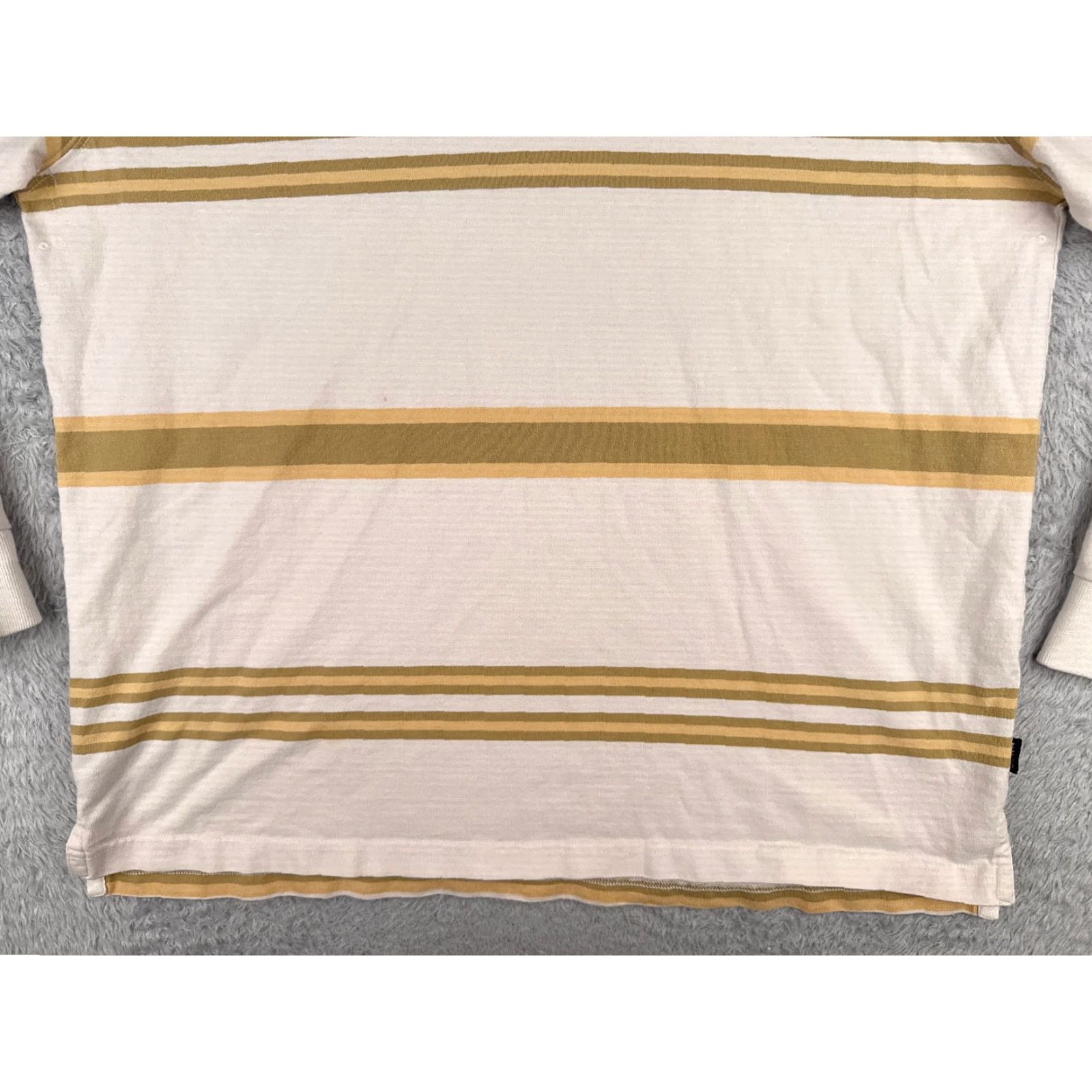 Izod IZOD Polo Shirt Men XL White Striped Jersey Long Sleeve - Casual, Workwear, Activewear (Mens) Size US XL / EU 56 / 4 - 5 Thumbnail