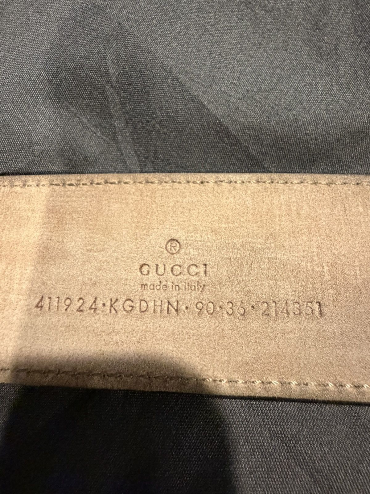 Gucci Gucci belt Size 32 - 3 Thumbnail