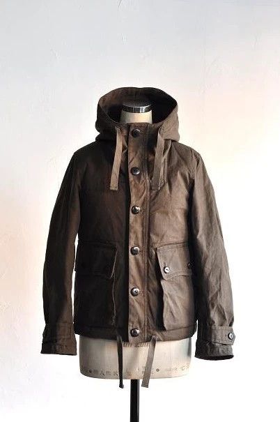 image of Nigel Cabourn - Short Smock Parka - 46 in Khaki, Men's (Size Small)