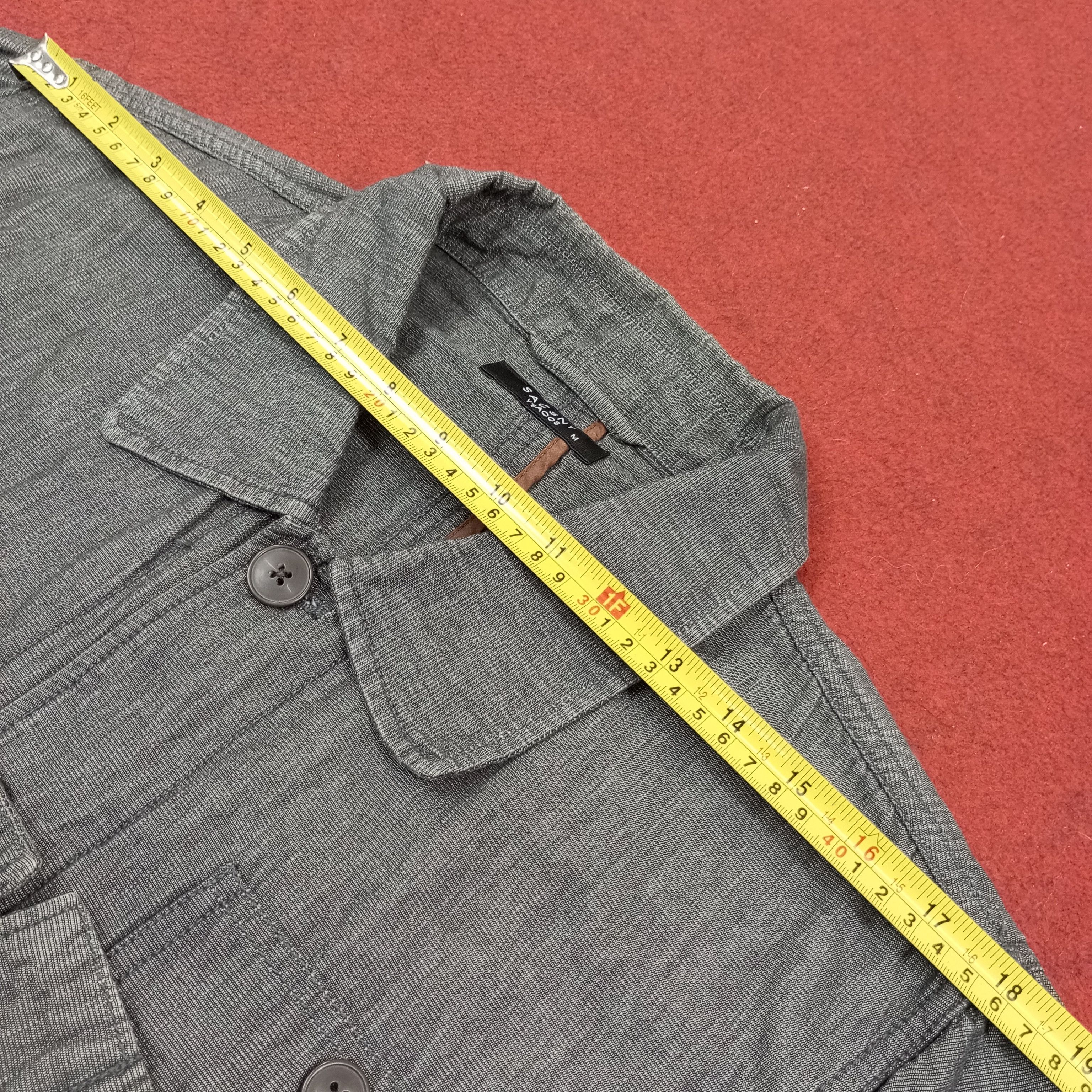 Yohji Yamamoto Vintage Sacsny Ysaccs by Yohji Yamamoto Custom Jacket c233n3 Size US M / EU 48-50 / 2 - 10 Thumbnail