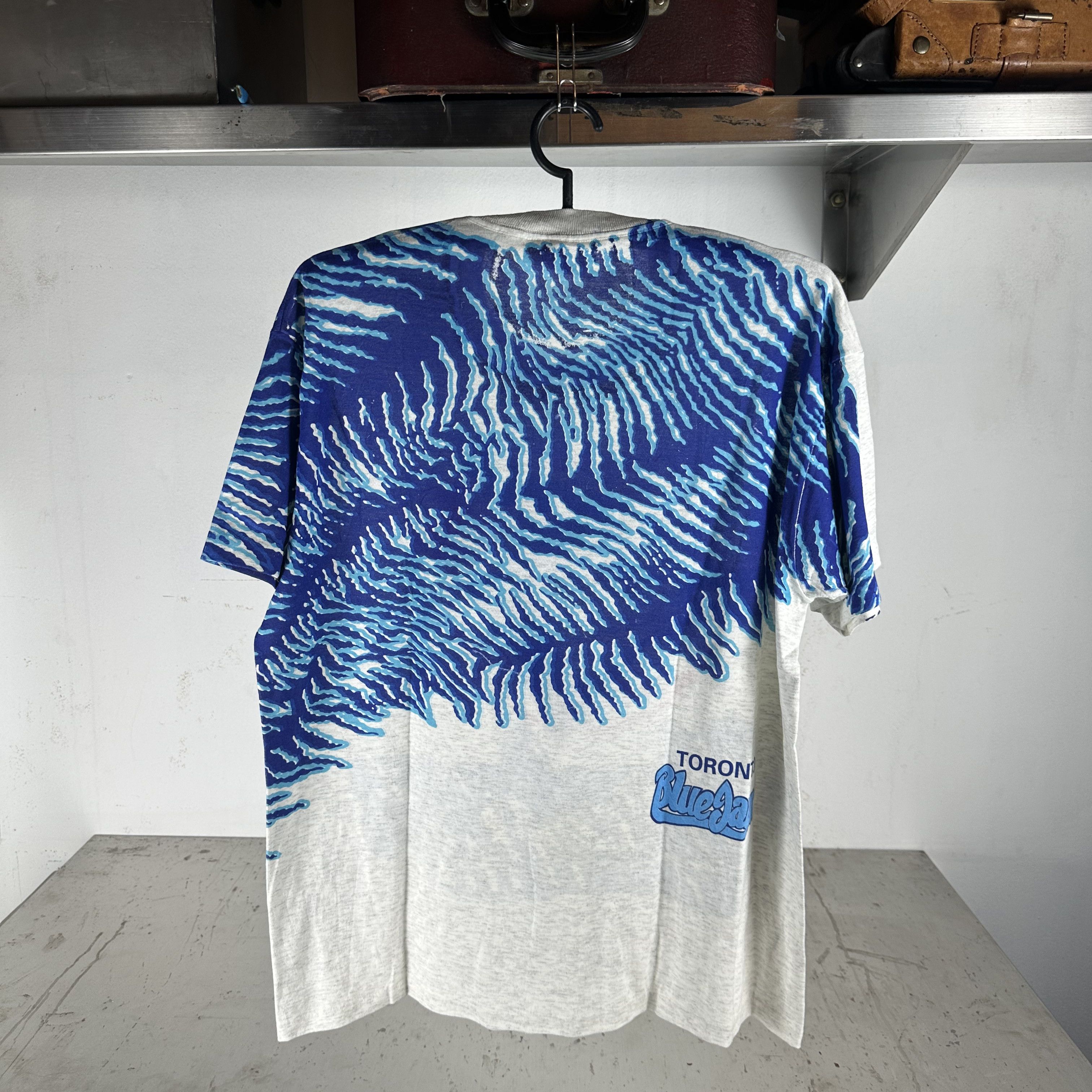 Vintage ​1992 Toronto Blue Jays Baseball MLB Double Sided T-shirt Size US XL / EU 56 / 4 - 4 Thumbnail