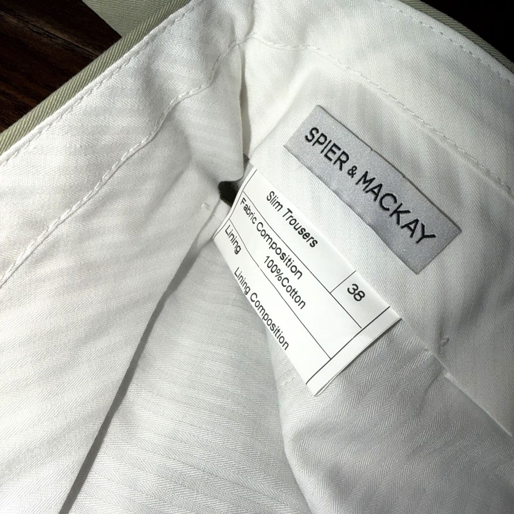 Vintage Spier & Mackay Slim Trousers Mens 38x28 Sage Green Adjustable Buckle Pleated New Size US 38 / EU 54 - 5 Thumbnail