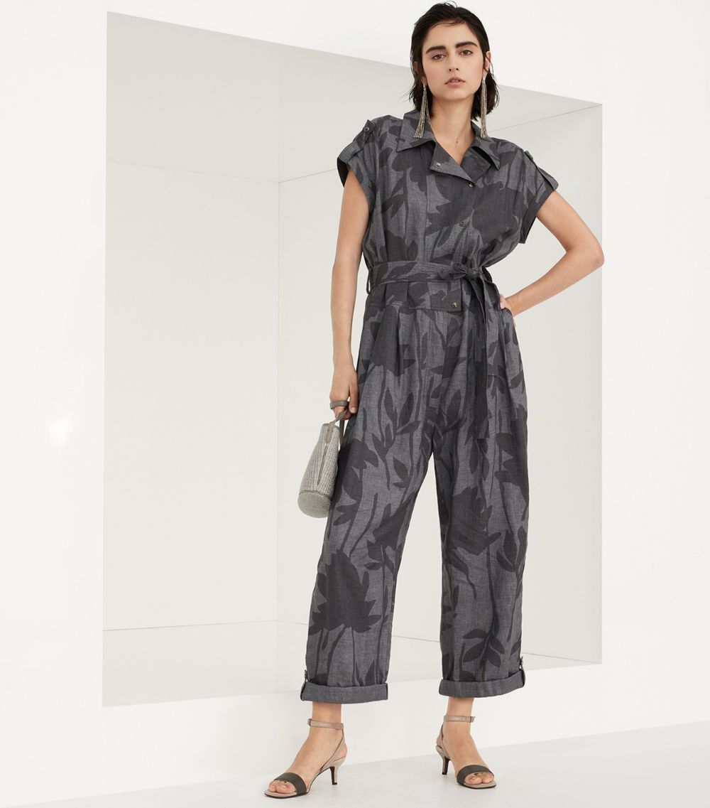 Brunello Cucinelli o1la1rc1a0425 Overall in Grey Size L / US 10 / IT 46 - 5 Thumbnail