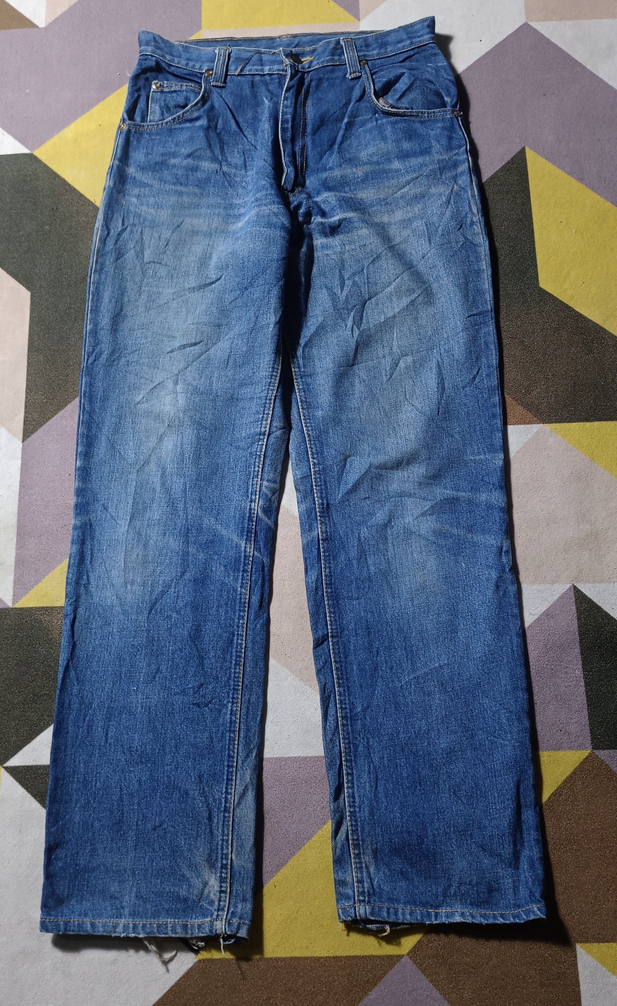 Lee Vintage Lee Riders ®MR Talon Zipper Denim Size US 29 - 2 Thumbnail